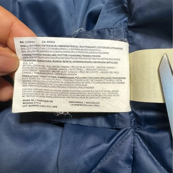 WOOLRICH Arctic Parka in Urban Touch with Detachable Fur size Small - Picture 15 of 16